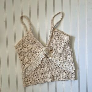 Zara Knit Cropped Cami